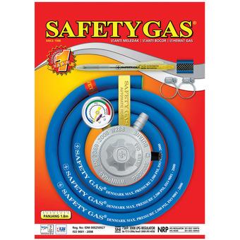Safety Gas - Selang Paket Regulator Baja - 101 PAMF  