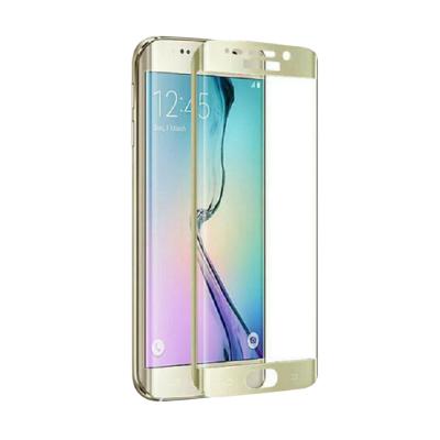 Samsung Full Curved Tempered Glass for S6 Edge - Gold