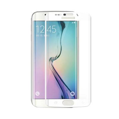 Samsung Full Curved Tempered Glass for Samsung S6 Edge - White [9H]