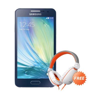 Samsung Galaxy A3 SM-A300H Hitam Smartphone [16 GB] + Headphone