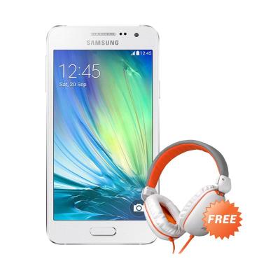 Samsung Galaxy A3 SM-A300H Putih Smartphone [16 GB] + Headphone