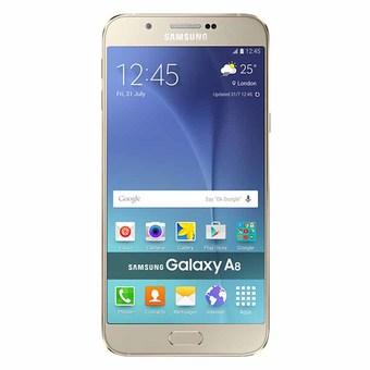 Samsung Galaxy A8 Dual SIM - 32 GB - Emas  