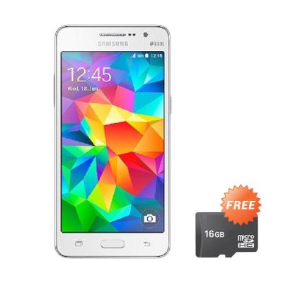 Samsung Galaxy Grand Prime G530 Putih Smartphone [Dual SIM/8 GB] + Memory Card