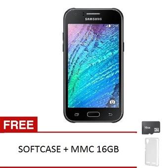 Samsung Galaxy J1 Ace SM-J110G Dual Sim - 4GB - Hitam + Gratis MMC16GB + Softcase  