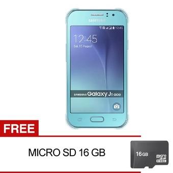 Samsung Galaxy J1 Ace SM-J110G Dual Sim - 4GB - LTE - Blue+ Bonus MMC 16GB  