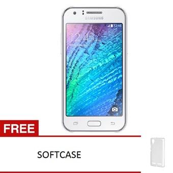 Samsung Galaxy J1 Ace SM-J110G Dual Sim - 4GB - Putih + Gratis Softcase  