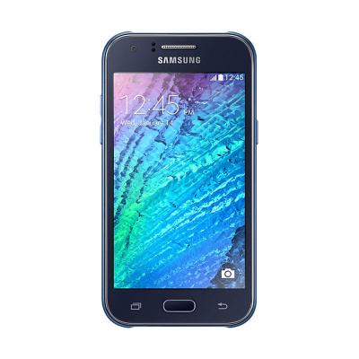 Samsung Galaxy J1 J100H Biru Smartphone + Flip Cover Casing