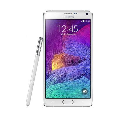 Samsung Galaxy Note 4 White Smartphone + Montblanc Soft Grain Cover