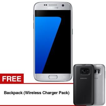 Samsung Galaxy S7 5.1" - 32 GB - Silver + Gratis Backpack (Wireless Charger Pack)  