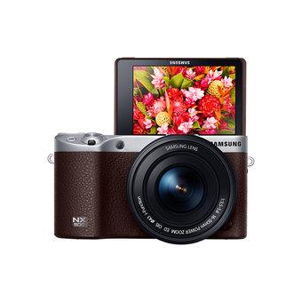 Samsung NX 500 16-50 Smart Mirrorless Camera - 28.2MP - Cokelat  