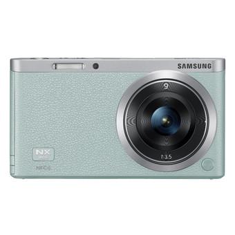 Samsung NX Mini Mirrorless Digital Camera with 9 mm Lens and Flash Green  