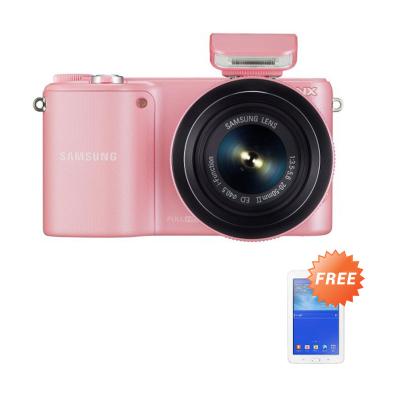 Samsung NX2000 Pink Kamera Mirrorless + Galaxy Tab T110 WiFi