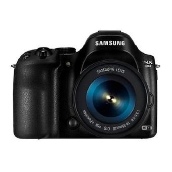 Samsung NX30 18-55mm Kit Mirrorless Digital Camera - 20.3 MP - Hitam  