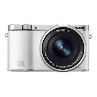 Samsung NX3000 16-50mm + 50-200mm Twin lens Kit_White  