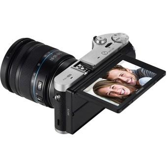 Samsung NX300M 20.3 MP Black Mirrorless Digital Camera with 18-55mm Lens Kit  