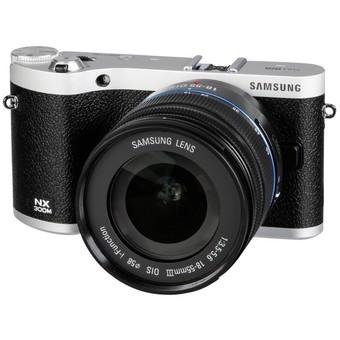 Samsung NX300M Kit with 18-55mm f3.5-5.6 OIS Lens Black Mirrorless Digital Camera  
