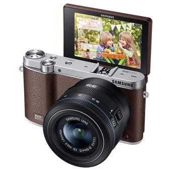 Samsung NX3300 20.3MP Mirrorless Wifi Digital Camera With Lens Kit 16-50mm Brown  
