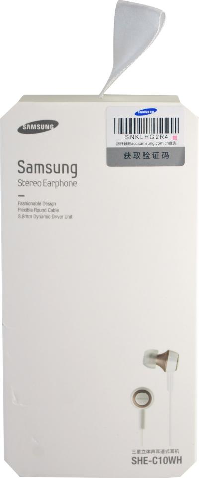 Samsung Stereo Earphone - SHE C10WH - Putih