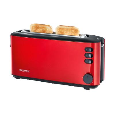 Severin AT9729 Automatic Long Slot Red Metalic Toaster
