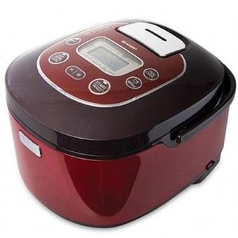 Sharp Digital Rice Cooker 1.8L - KS-TH18-RD - Merah  