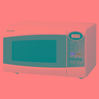 Sharp Microwave Oven R-2491N - 22L - Putih  