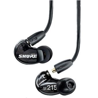 Shure SE215 Sound Isolating Earphones With Detachable Cable (Black)  