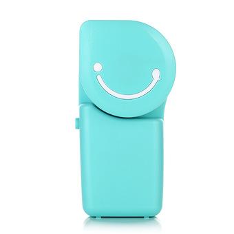 Silent Handheld Portable Mini Air Conditioner USB Fan (Blue) (Intl)  