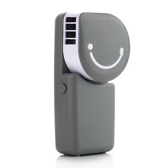 Silent Handheld Portable Mini Air Conditioner USB Fan(Grey) (Intl)  