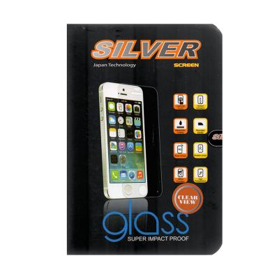 Silver Screen Protector Tempered Glass for Samsung Galaxy J1 [9H]