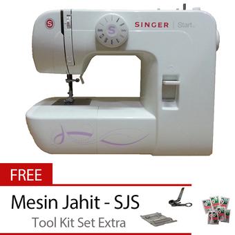 Singer 1306 Start Mesin Jahit Portable + Free Tool Kit  