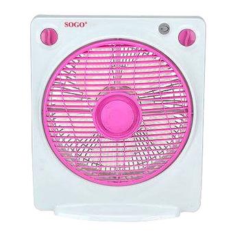 Sogo Box Fan 12 inch SG 1238 Pink  