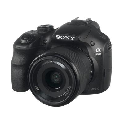 Sony A ILCE 3500J 18-50 Black Kamera mirrorless