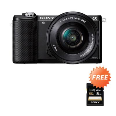 Sony Alpha A5000 Black Kamera Mirrorless