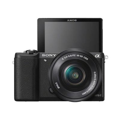 Sony Alpha A5100 Black Kit 16-50mm Kamera Mirrorless + Free SD
