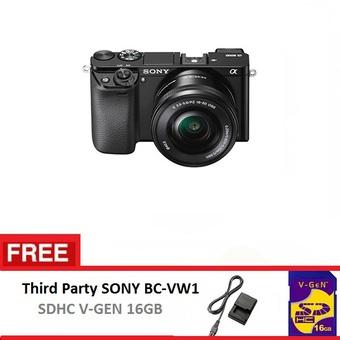 Sony Alpha A6000 - 16MP - Kit 16-50mm - Gratis SONY BC-VW1 + SDHC 16GB  