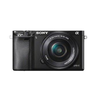 Sony Alpha A6000 Mirrorless Digital Camera with 16-50mm Lens Black  