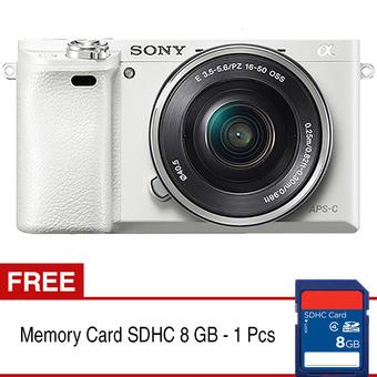 Sony Alpha Ilce A6000l Kit 16-50 - 24.3mp - Putih  