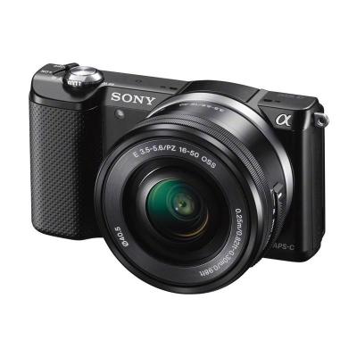 Sony Alpha a5000 L E PZ 16-50mm Hitam Kamera Mirrorless