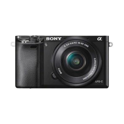Sony Alpha a6000 L 16-50mm Hitam Kamera Mirrorless