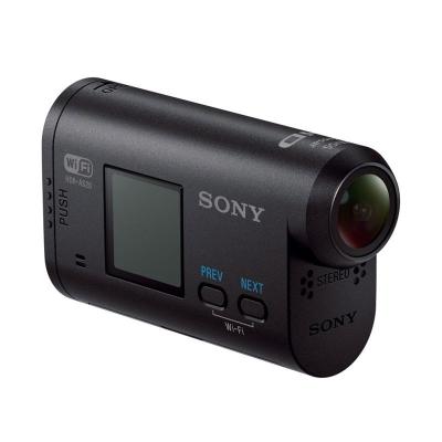 Sony Camcorder HDR AS 20 Black Action Cam + Memory Card + Tongsis