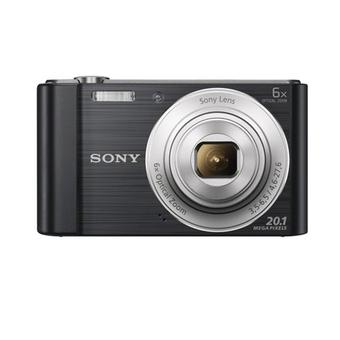 Sony Cyber-Shot DSC-W810 SI - 20.1 MP - 6x Optical Zoom - Hitam  