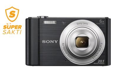 Sony Cyber-shot W810+ ASURANSI - Hitam