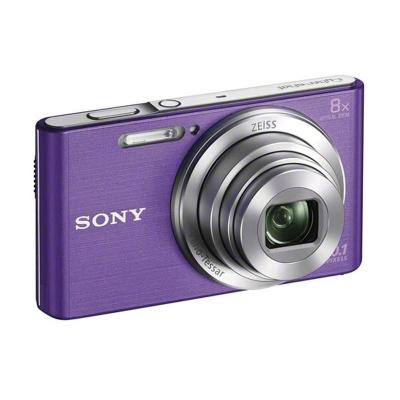 Sony DSC W830 Kamera Pocket - Violet + Screen Guard