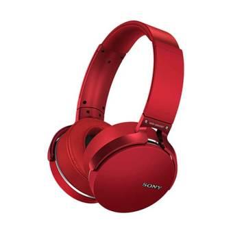 Sony Extra Bass Bluetooth Headset XB950BT - Merah  