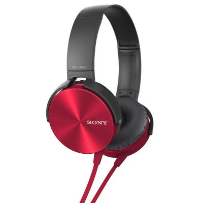 Sony Headphone MDR-XB450AP-Red