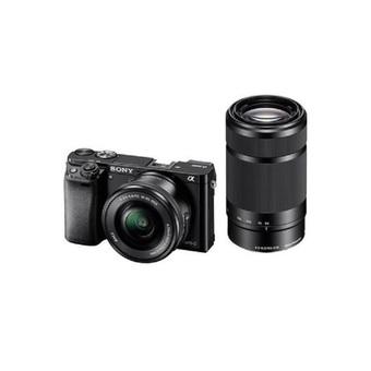 Sony ILCE-6000Y Black 16-50 + 55-210mm Lens Kit A6000Y  