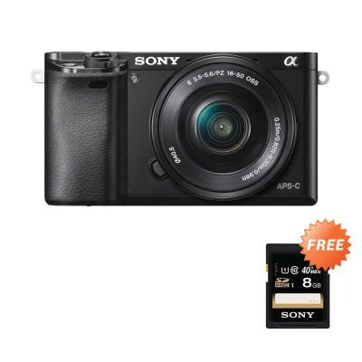 Sony ILCE A6000 L KIT 16-50mm f/3.5-5.6 OSS Hitam Kamera Mirrorless