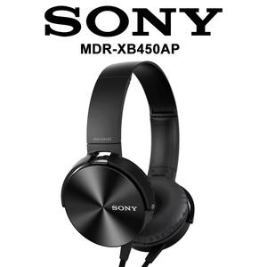 Sony MDR-XB450AP Extra Bass Headphone (Black)