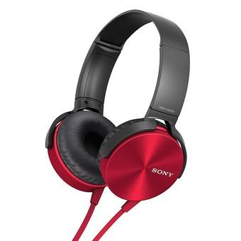 Sony MDR-XB450AP Extra Bass Headphones - Merah  