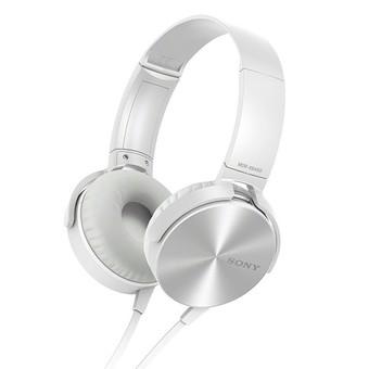 Sony MDR-XB450AP Extra Bass Headphones - Putih  